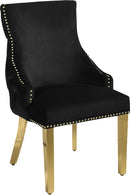 Tuft Black Velvet Dining Chair - Town Of Bargains Furniture - NY