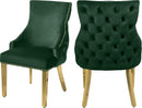 Tuft Green Velvet Dining Chair - Town Of Bargains Furniture - NY