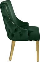 Tuft Green Velvet Dining Chair - Town Of Bargains Furniture - NY