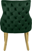Tuft Green Velvet Dining Chair - Town Of Bargains Furniture - NY