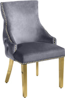 Tuft Grey Velvet Dining Chair - Town Of Bargains Furniture - NY