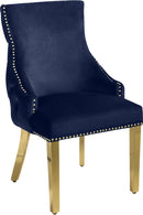 Tuft Navy Velvet Dining Chair - Town Of Bargains Furniture - NY