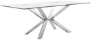 Juno Chrome Dining Table - Town Of Bargains Furniture - NY