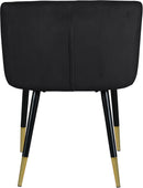 Louise Black Velvet Dining Chair - Town Of Bargains Furniture - NY