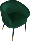 Louise Green Velvet Dining Chair - Town Of Bargains Furniture - NY