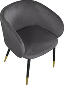 Louise Grey Velvet Dining Chair - Town Of Bargains Furniture - NY