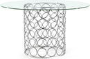 Opal Chrome Dining Table - Town Of Bargains Furniture - NY