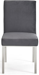 Opal Grey Velvet Dining Chair - Town Of Bargains Furniture - NY