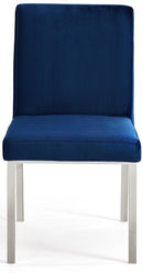 Opal Navy Velvet Dining Chair - Town Of Bargains Furniture - NY