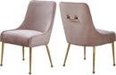Owen Pink Velvet Dining Chair