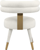 Fitzroy Cream Velvet Dining Chair