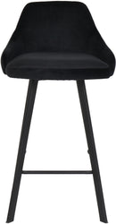 Viviene Black Velvet Stool - Town Of Bargains Furniture - NY