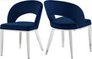 Roberto Navy Velvet Dining Chair