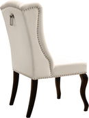 Suri Cream Velvet Dining Chair - Town Of Bargains Furniture - NY