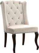 Suri Cream Velvet Dining Chair - Town Of Bargains Furniture - NY