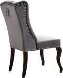 Suri Grey Velvet Dining Chair - Town Of Bargains Furniture - NY