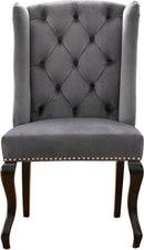 Suri Grey Velvet Dining Chair - Town Of Bargains Furniture - NY