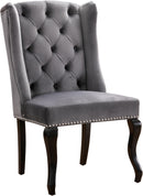 Suri Grey Velvet Dining Chair - Town Of Bargains Furniture - NY