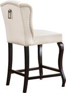 Suri Cream Velvet Stool - Town Of Bargains Furniture - NY