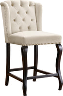 Suri Cream Velvet Stool - Town Of Bargains Furniture - NY