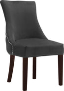 Hannah Grey Velvet Dining Chair - Town Of Bargains Furniture - NY