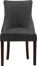 Hannah Grey Velvet Dining Chair - Town Of Bargains Furniture - NY