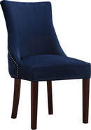 Hannah Navy Velvet Dining Chair - Town Of Bargains Furniture - NY