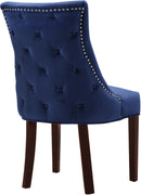 Hannah Navy Velvet Dining Chair - Town Of Bargains Furniture - NY
