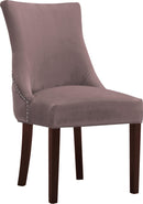 Hannah Pink Velvet Dining Chair - Town Of Bargains Furniture - NY