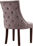 Hannah Pink Velvet Dining Chair - Town Of Bargains Furniture - NY