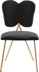 Angel Black Velvet Dining Chair - Town Of Bargains Furniture - NY