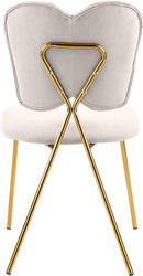 Angel Cream Velvet Dining Chair - Town Of Bargains Furniture - NY