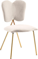 Angel Cream Velvet Dining Chair - Town Of Bargains Furniture - NY