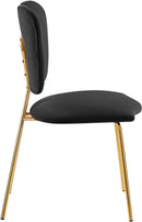 Angel Black Velvet Dining Chair - Town Of Bargains Furniture - NY