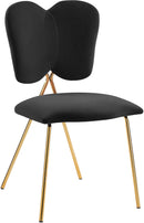 Angel Black Velvet Dining Chair - Town Of Bargains Furniture - NY