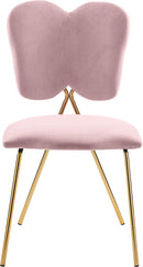 Angel Pink Velvet Dining Chair - Town Of Bargains Furniture - NY