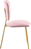 Angel Pink Velvet Dining Chair - Town Of Bargains Furniture - NY