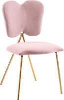 Angel Pink Velvet Dining Chair - Town Of Bargains Furniture - NY