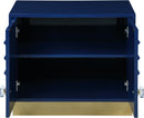 Cosmopolitan Navy Lacquer Side Table - Town Of Bargains Furniture - NY