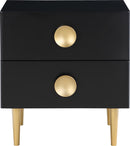 Zayne Black Night Stand