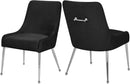 Ace Black Velvet Dining Chair
