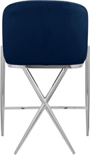 Xavier Navy Velvet Counter Stool - Town Of Bargains Furniture - NY