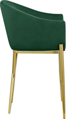 Xavier Green Velvet Counter Stool - Town Of Bargains Furniture - NY
