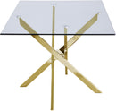 Xander Gold Dining Table - Town Of Bargains Furniture - NY