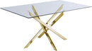 Xander Gold Dining Table - Town Of Bargains Furniture - NY