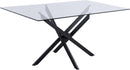 Xander Matte Black Dining Table - Town Of Bargains Furniture - NY