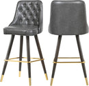 Portnoy Grey Faux Leather Counter/Bar Stool