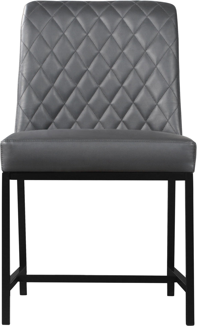 Bryce Grey Faux Leather Dining Chair