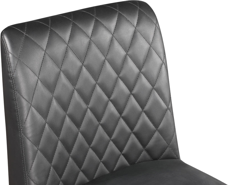 Bryce Grey Faux Leather Stool - Town Of Bargains Furniture - NY
