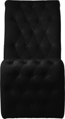 Curve Black Velvet Dining Chair - Town Of Bargains Furniture - NY